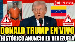 🔴URGENTE TRUMP EN VIVO CON UN HISTÓRICO ANUNCIO SOBRE VENEZUELA ¡BOMBAZO DE MADURO! | FRAN FIJAP