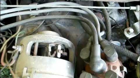 Pinging in VW engine.