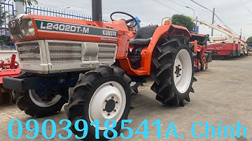Video 242: Máy cày Kubota L2402DT 2 cầu Nhật bãi. Thế Giới Máy Cày 0903918541