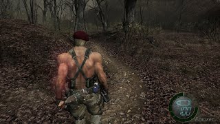 Resident Evil 4 Krauser Mutated Arm + Wesker Combat Mod Gameplay 