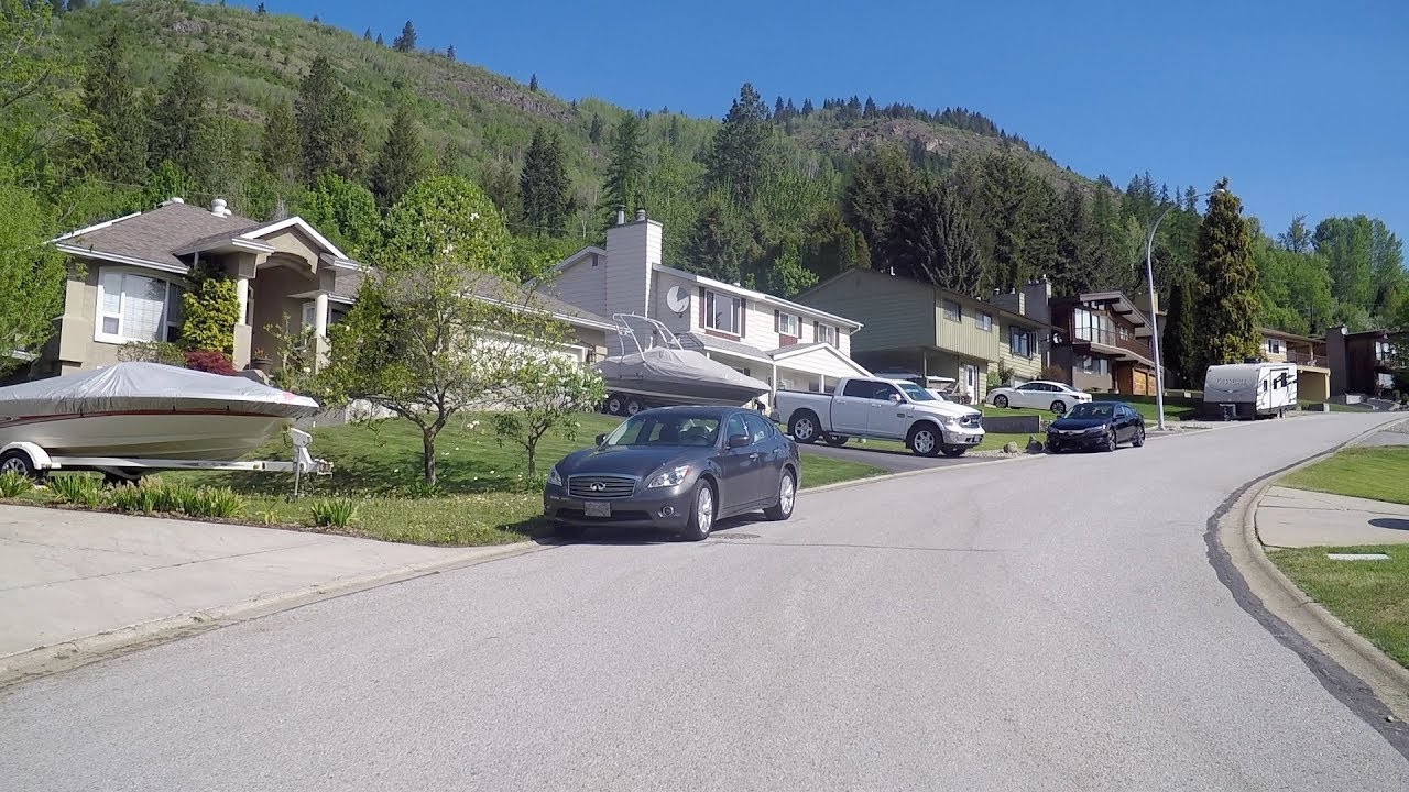 Montrose BC Canada. Village in West Kootenays Region. Population Around