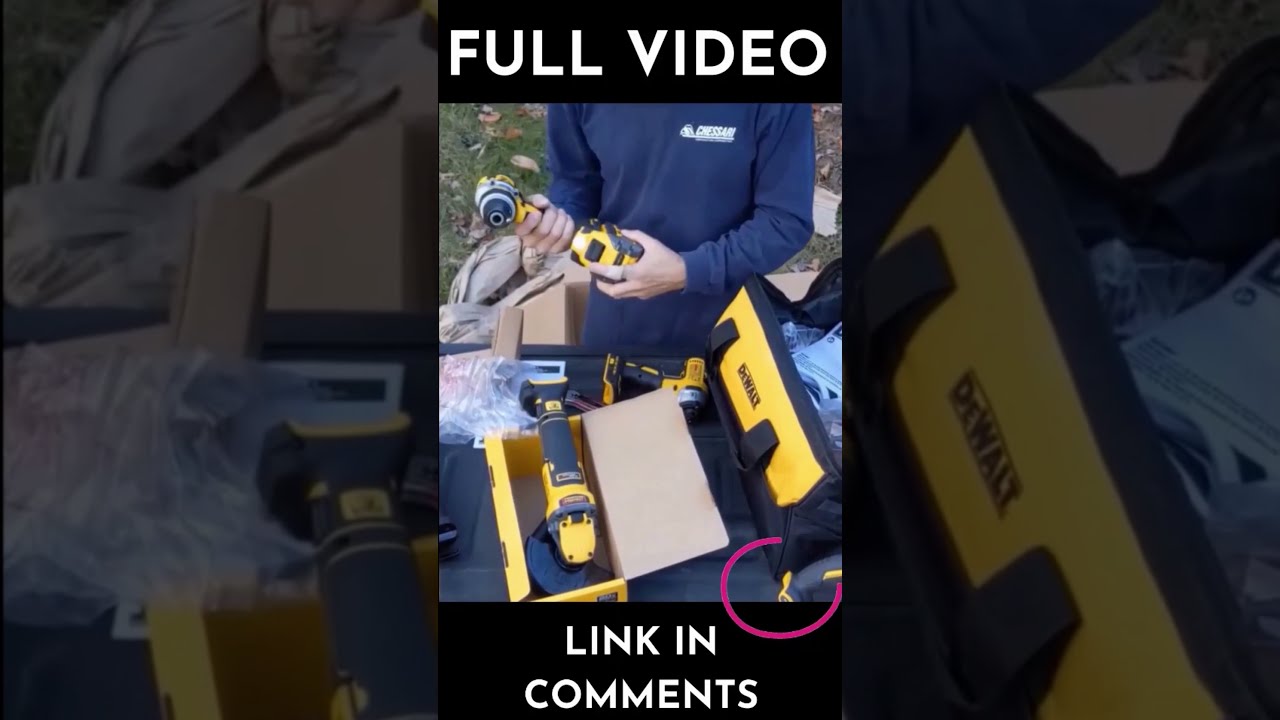 DeWALT Tool Combo Unboxing Preview 