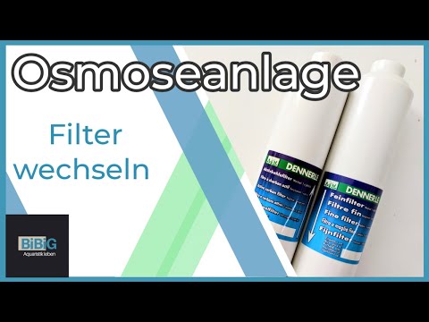 Die Vorfilter bei der Dennerle Professional 190 Osmoseanlage wechseln ohne Probleme | BiBiG