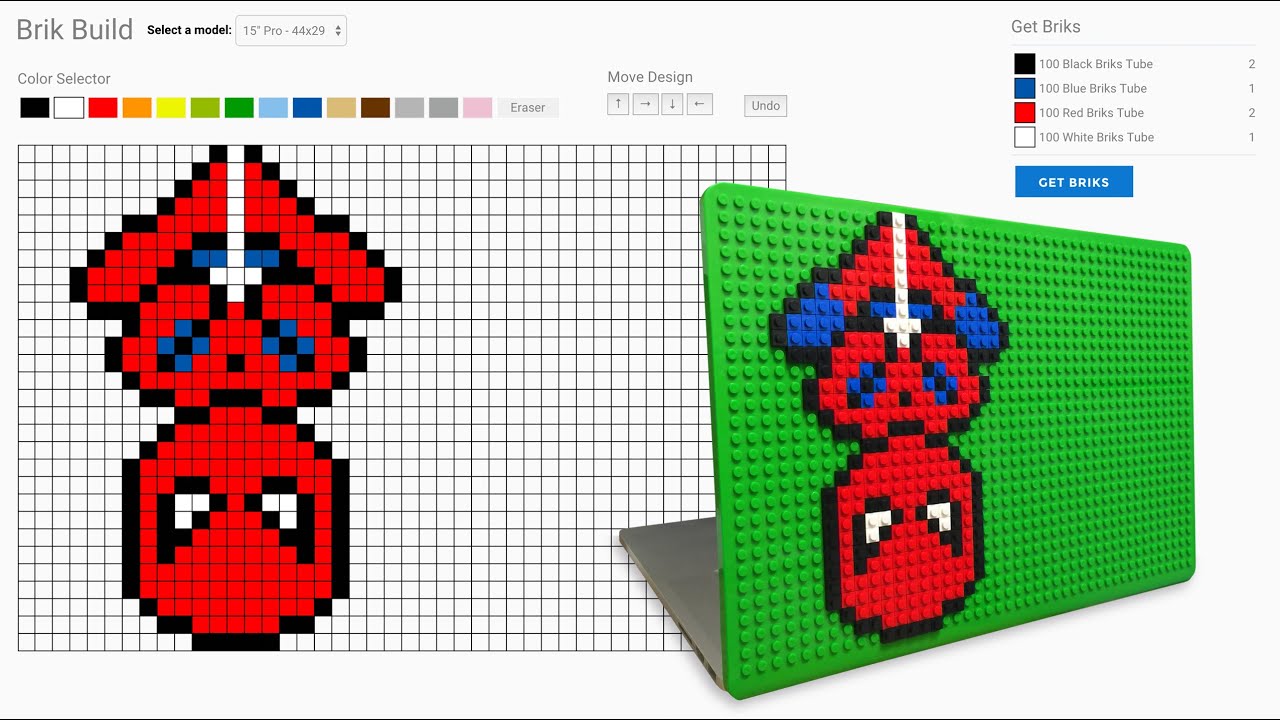 Brik Build: Build your own pixel art designs! - YouTube