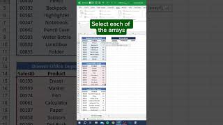 Excel VSTACK Formula in 15 Seconds 🔥 | Combine Multiple Tables Easily #Shorts