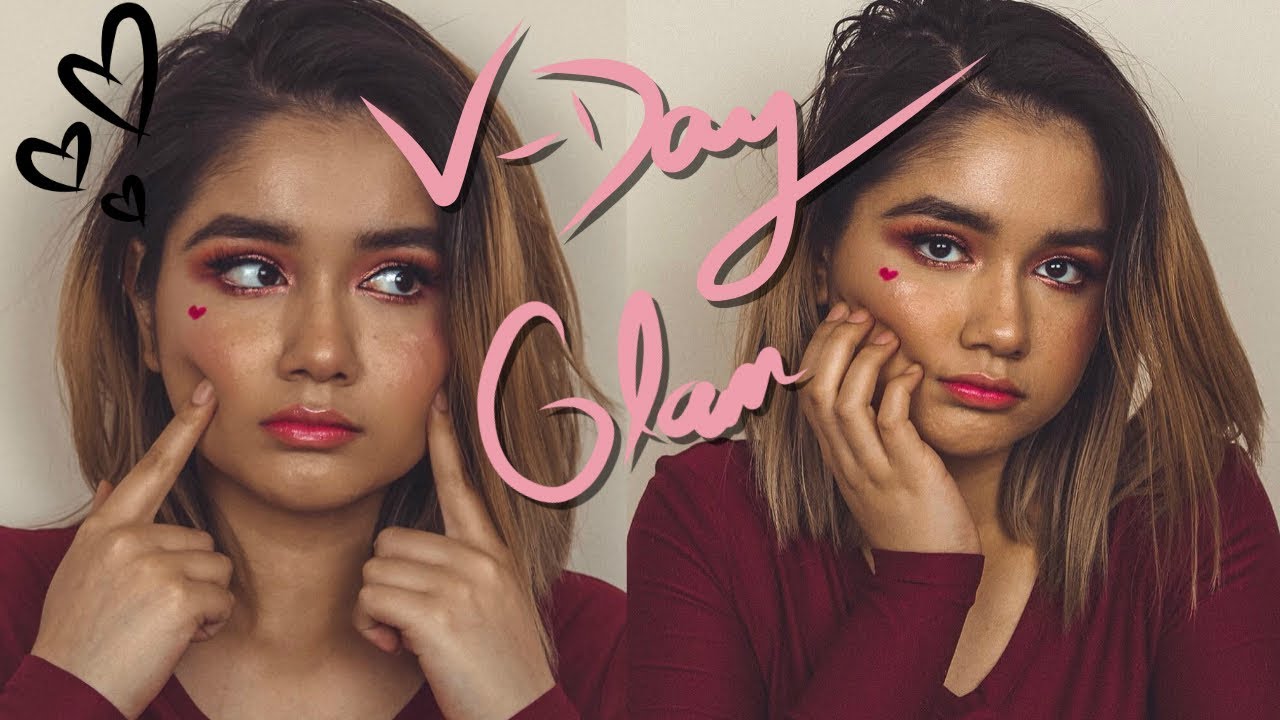 ♡ VALENTINES DAY HEART FRECKLES MAKEUP TUTORIAL ♡ 