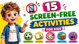 15 Screen Free Activities for Kids | Fun Learning Activities at Home for Toddlers & Preschoolers