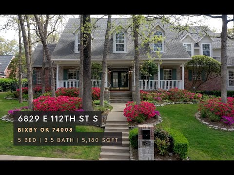 6829 E 112th St, Bixby, OK home video tour