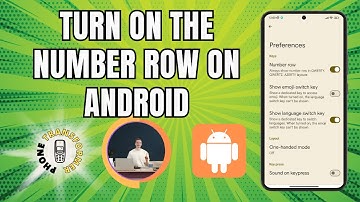 How to Turn On the Number Row on Android