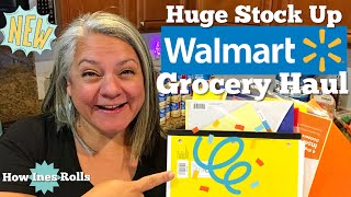 HUGE WALMART Grocery Haul | Family Does More Stocking Up | *How Ines Rolls*