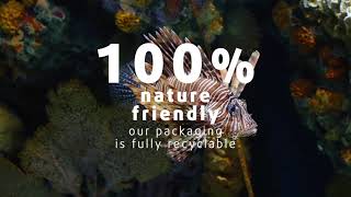 100% nature friendly our packaging is fully recyclable. Atlantis-Pak.