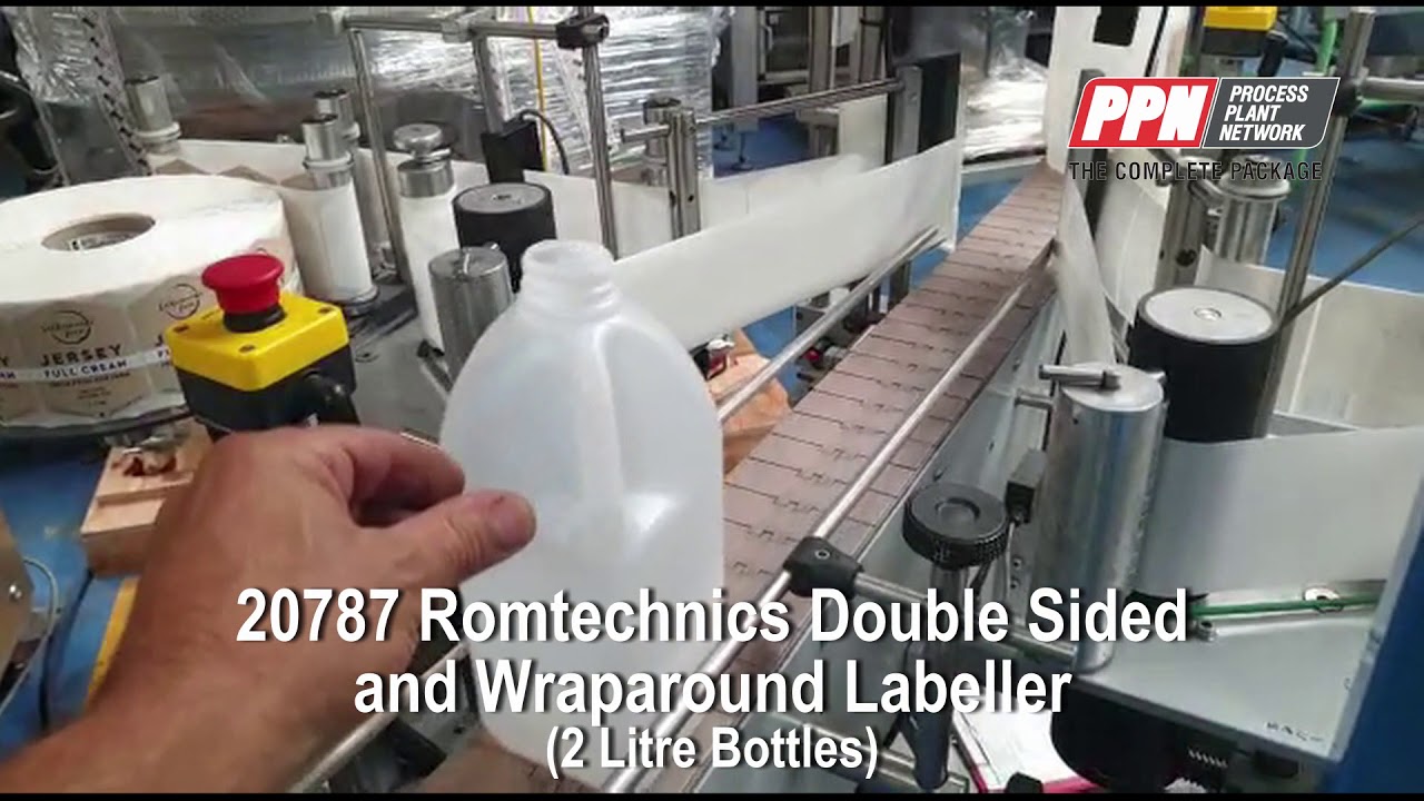 Romtechnics Double Sided and Wraparound Labeller RSV-114 [20787] - YouTube