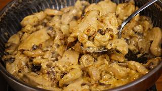 Soft and Juicy Chicken Breast in a Creamy Sauce with Mushroom and Cheese s! Easy Dinner Recipe screenshot 4