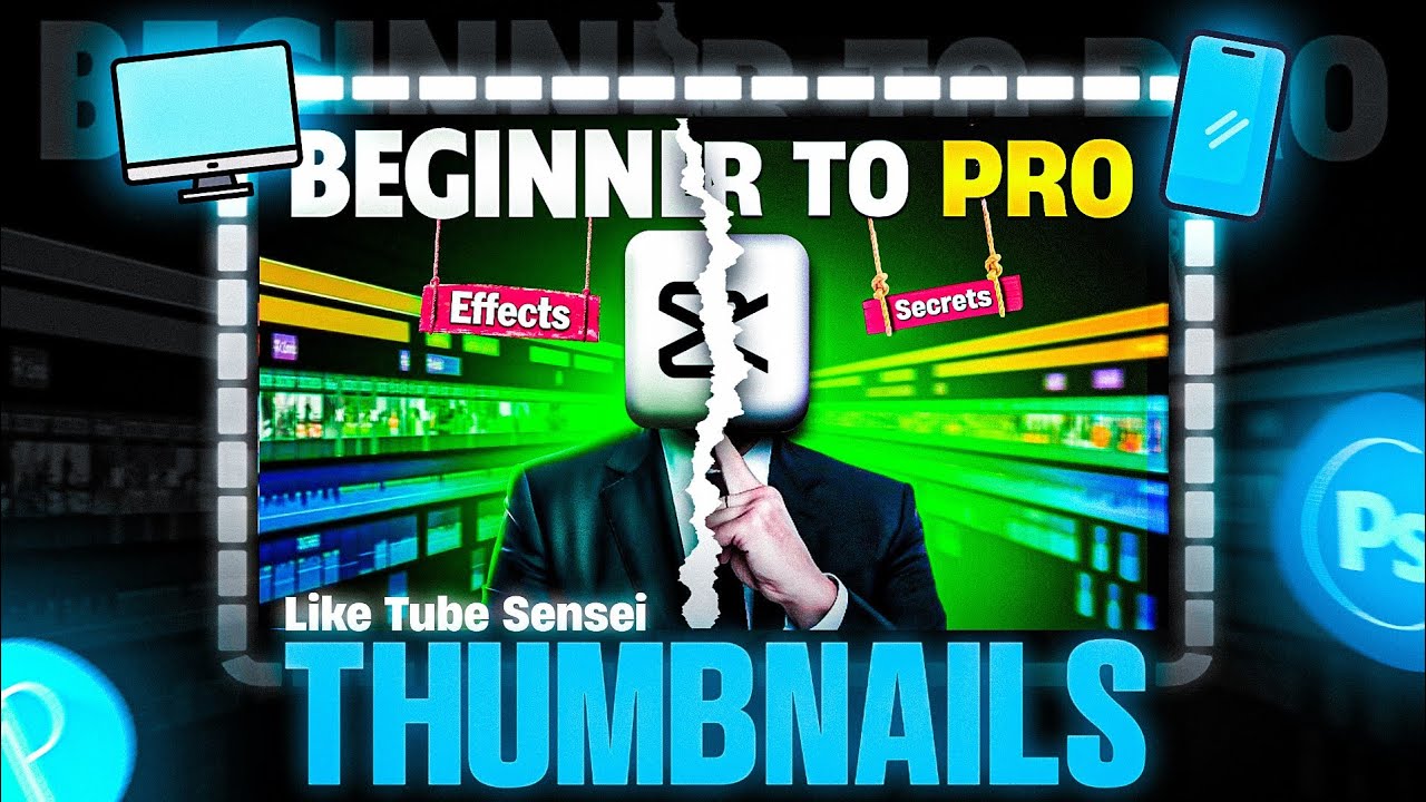 How to Make Thumbnails Like ‎Tube Sensei In Mobile