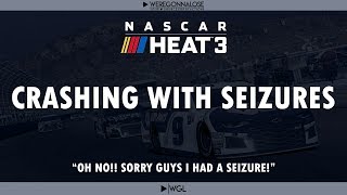 Nascar Heat 3 - Funny Trolling and Nascar Crashes Due to Seizures