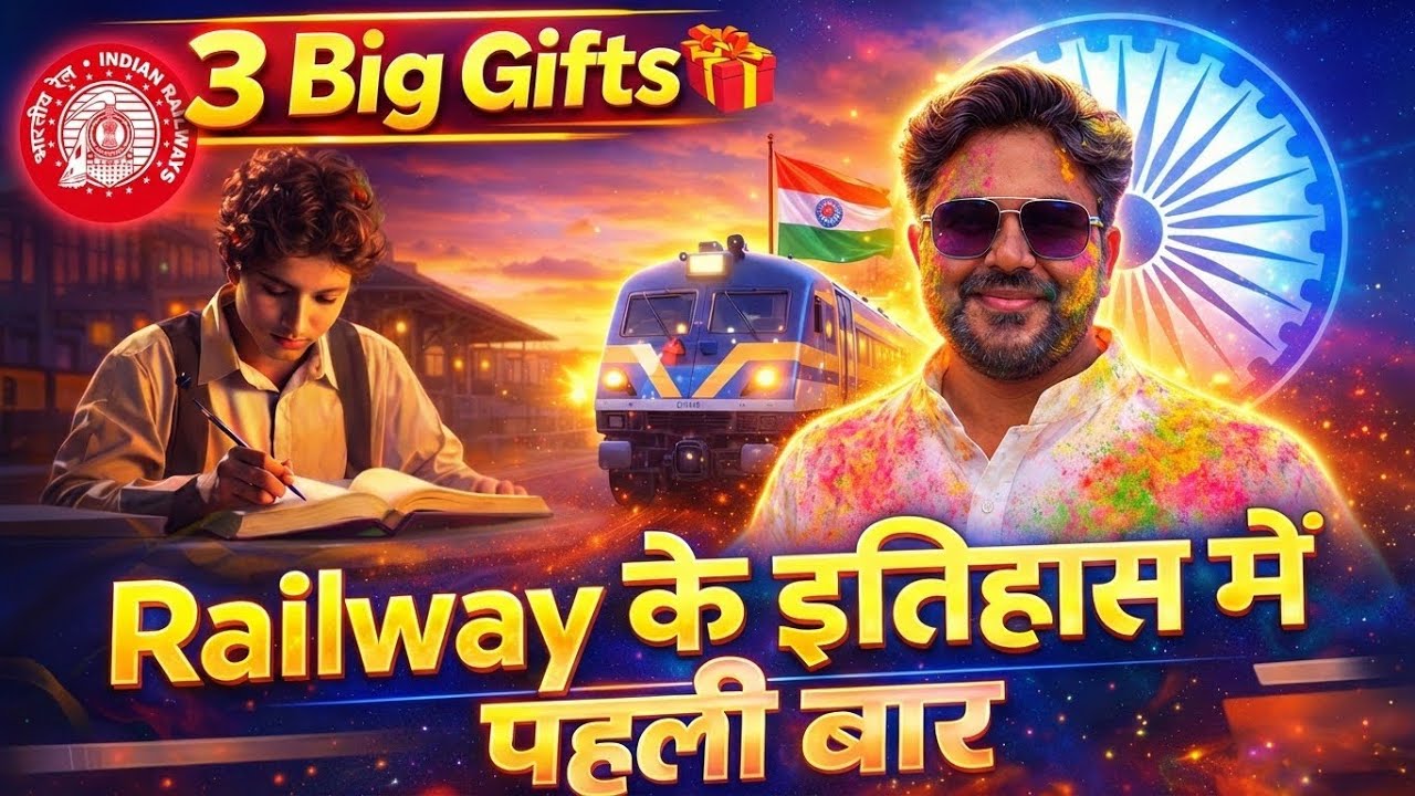 Railway Exams 2026 Biggest Gift 🎁 1 Lakh+ भर्ती में ⚡️1 Seat पक्की ?😱 Gagan Pratap Sir #railway #rrb