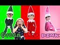 Buying ANYTHING In Your ELF On The SHELF'S Color for 24 Hours! Elf Challenge