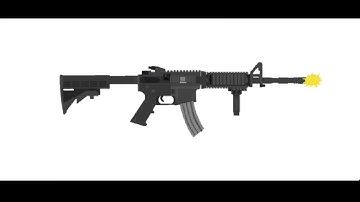 M4A1 Shooting and reloading Test | Stick nodes