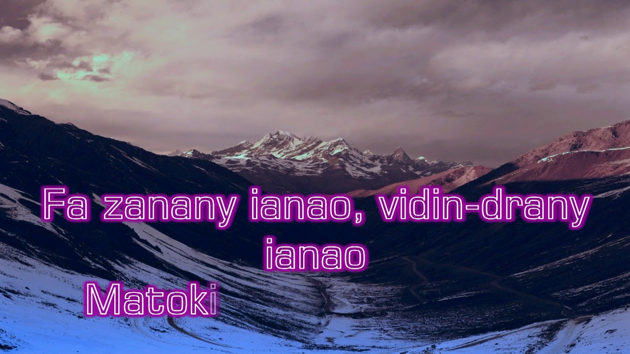 MATOKIA - Tanora Masina Itaosy - Instrumental