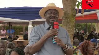 I WILL NOT RETIRE...SAYS RAILA ODINGA