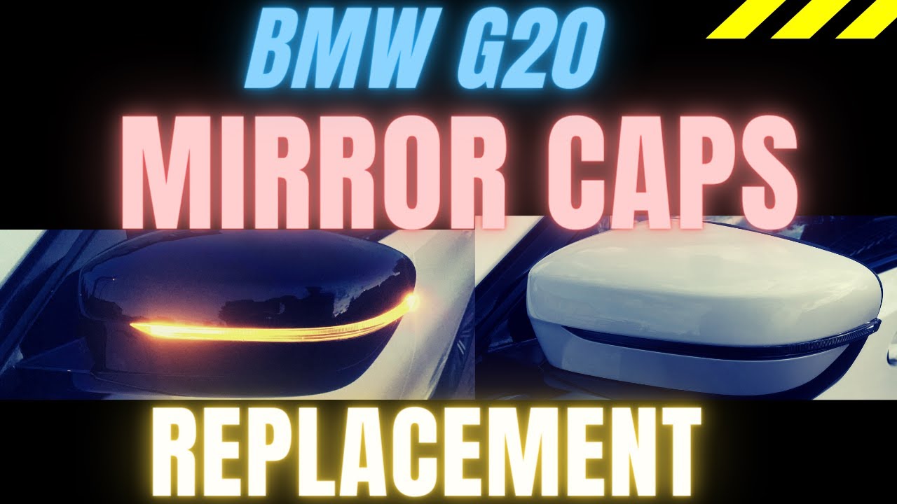 🪞 G20 Mirror Caps Replacement [DIY] BMW Side Mirrors YouTube