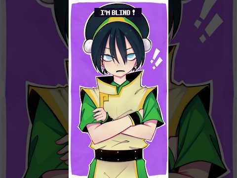 I never imagined I would draw Toph and Gojo in the same reels  #gojo #jujutsukaisen #komisan #shorts