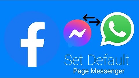How To Choose A Preferred Messenger On Facebook Page | Switch Between WhatsApp and Messenger On Page