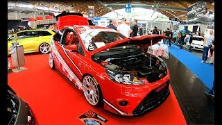Ford Focus ST red devil by Rieger tuning show auto car with LSD doors walkaround + interior V0111