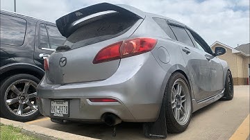 Mazdaspeed wing extension install