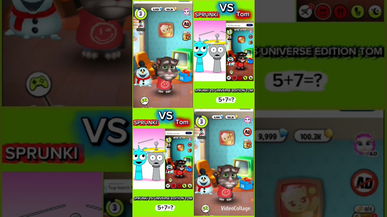 Sprunki OC Young Sky Meets Young Clukr | Sprunki VS Universe Tom EDITION