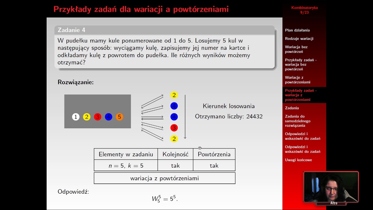 Kombinatoryka - Wariacje #2