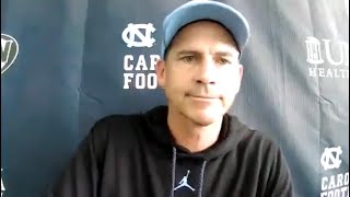 THI TV: UNC TE Coach John Lilly Post-Practice Interview