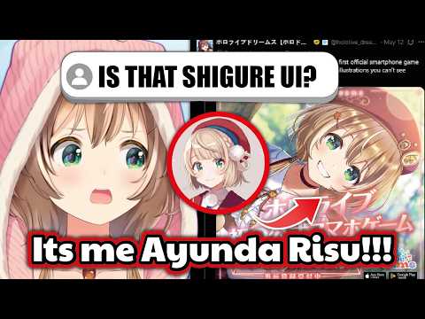 Risu reaction when JP-Niki thought her ART in Holodori ads is SHIGURE UI !