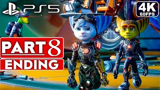 RATCHET AND CLANK RIFT APART PS5 ENDING Gameplay Walkthrough Part 8 [4K 60FPS]  No Commentary