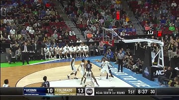 UConn vs. Colorado: Jalen Adams 3-pt