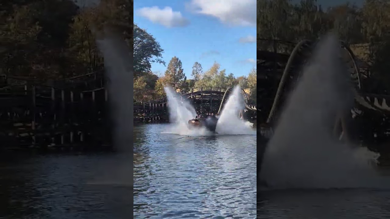 De vliegende hollander "The flying dutchman". Fantastic water coaster here at Efteling 