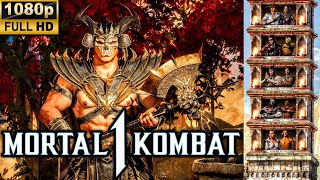 MK1 *DECEPTION SHAO KAHN* KLASSIC TOWER GAMEPLAY!! (DARRIUS AS KAMEO) 1080p 60 FPS (MORTAL KOMBAT 1)