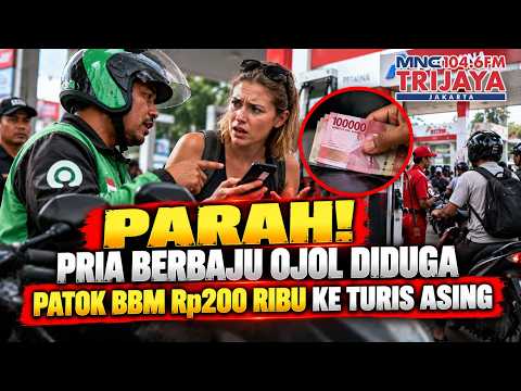 FOREIGN TOURIST ALLEGEDLY EXTORTED! Rideshare Driver Demands IDR 200,000 for Fuel | Trijaya