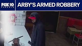 Suspect flaunts alleged handgun at Arby's employee in Phoenix | FOX 10 Phoenix