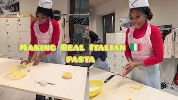 Learning to Make REAL Italian Pasta for the First Time 🇮🇹🍝 | Cooking Class Adventure