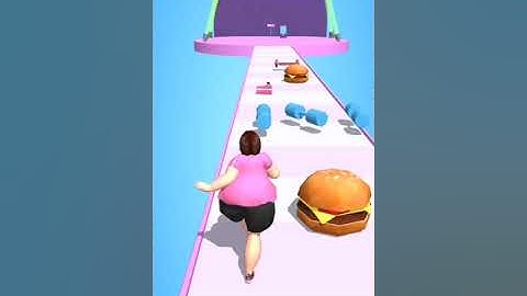 Fatty run 3d gameplay walkthrough 😱😳| all levels | max Level android, iOS mobile #shorts games