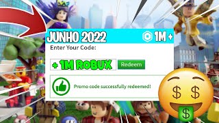 TODOS os PROMOCODES (CODES/ROBUX) ATUALIZADOS do ROBLOX! JUNHO 2022 