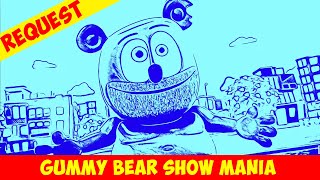 The Record Blue Cartoon Sketch-Book Effect Special Request - Gummy Bear Show Mania