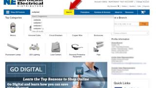 How To Search and Navigate NorthEast Electrical