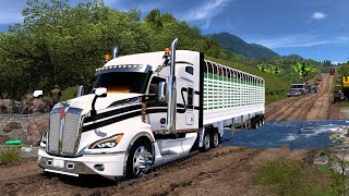 KENWORTH T680 Next Gen Mirá como este camión cruza RIOS de Colombia American Truck Simulator screenshot 5