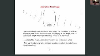 Prof  Virendra  Mahajan talk at IIT delhi (Airy pattern)