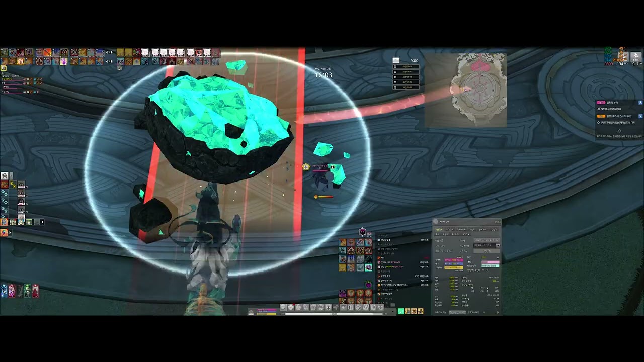 브비레흐 2관 엘프엘나 3인 12분 34초 (남은시간)