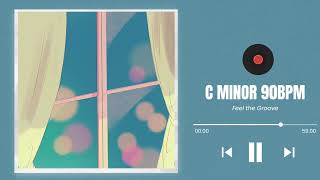 C minor 90 BPM Kompa Pratice   Keys & Full Drums