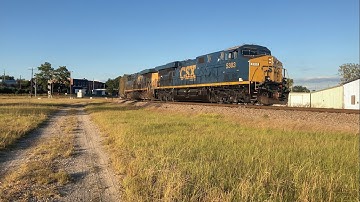Trains | CSX L604 With Newly Repainted ES40DC.