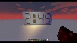 Digital Clock MC Redstone Timelapse Part 3